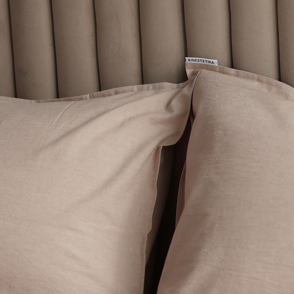 Комплект постельного белья «Бежевый Stonewashed»