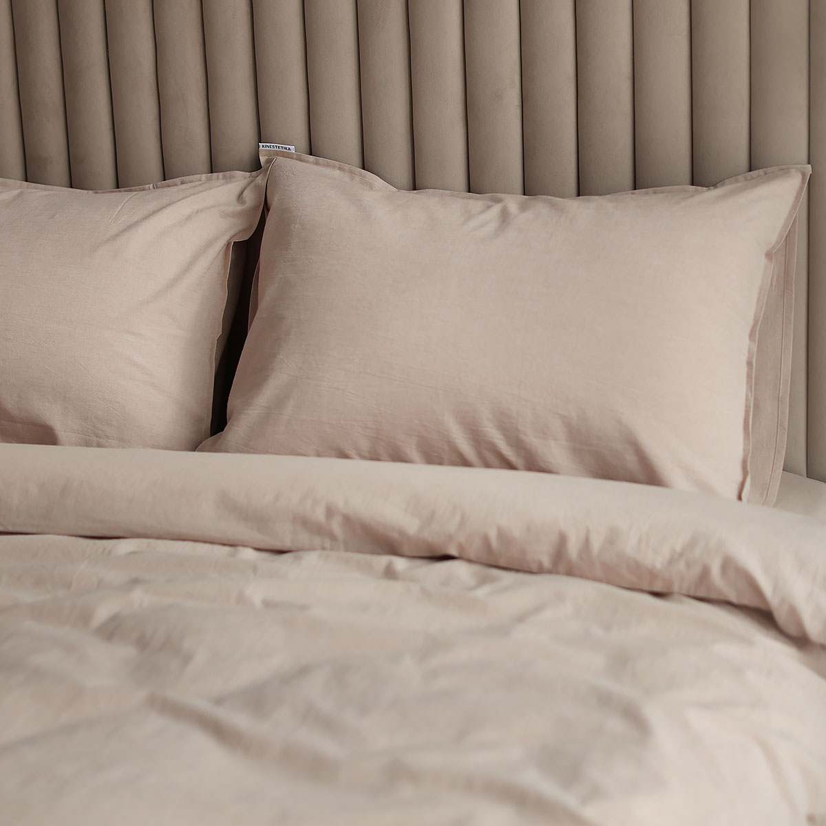 Комплект постельного белья «Бежевый Stonewashed»